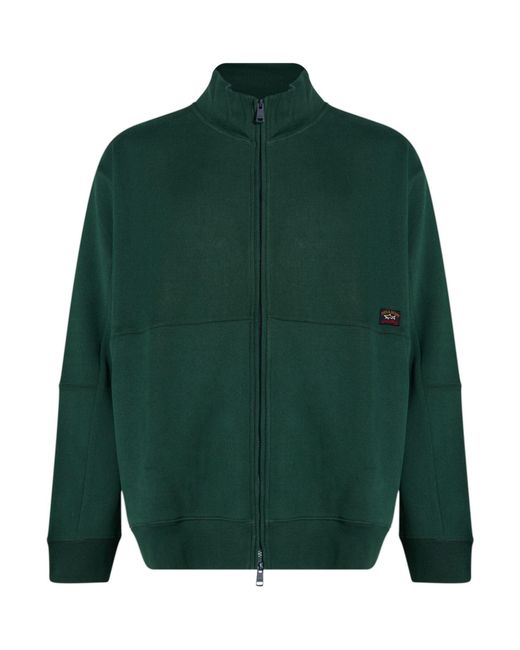 Paul & Shark Green Sweatshirt Cotton for men