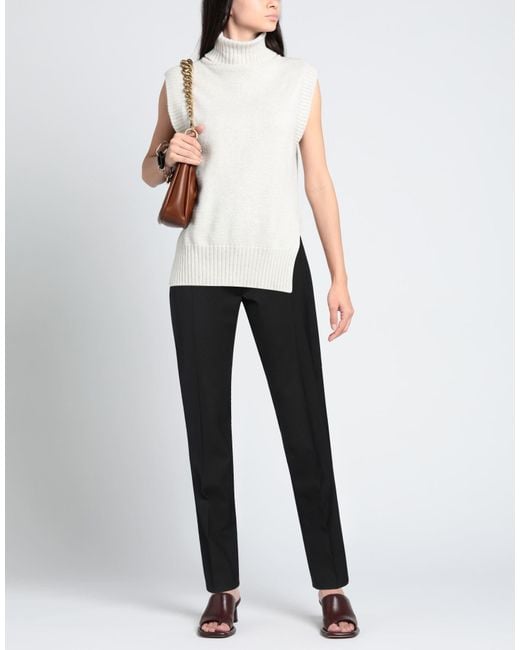 Courreges Black Pants Wool, Elastane