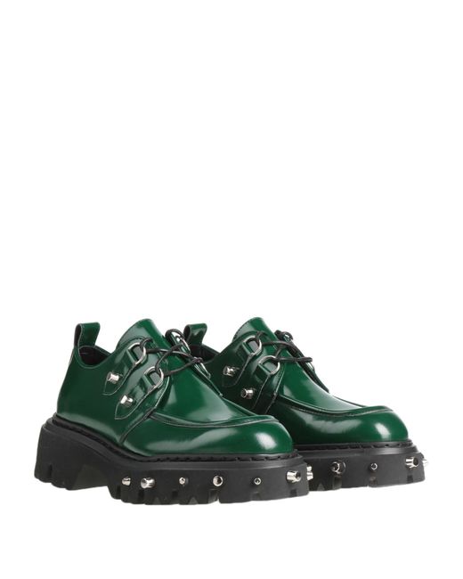 N°21 Green Lace-up Shoes