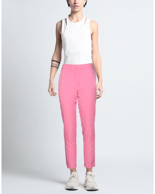 Kontatto Pink Pants Polyester, Elastane