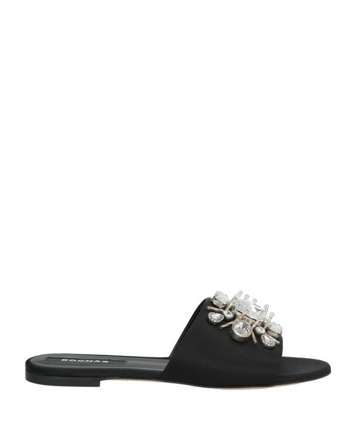 Rochas Black Sandale