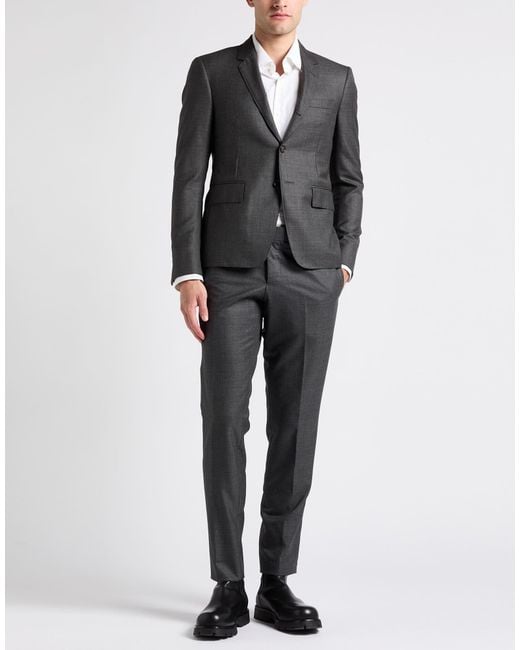 Thom Browne Black Suit Wool for men
