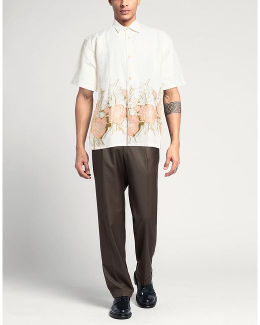 NN07 White Shirt for men