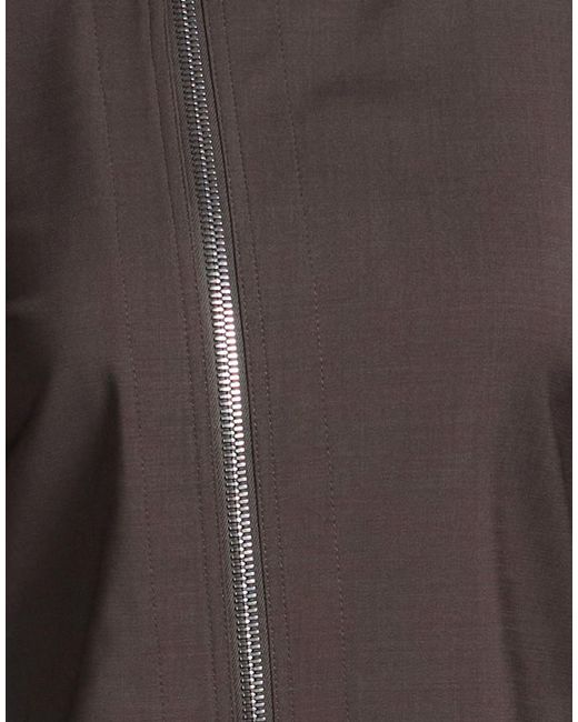 Rick Owens Black Jacket Virgin Wool, Polyamide, Elastane
