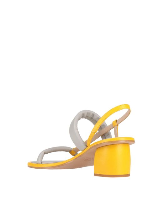 Alysi Yellow Sandals