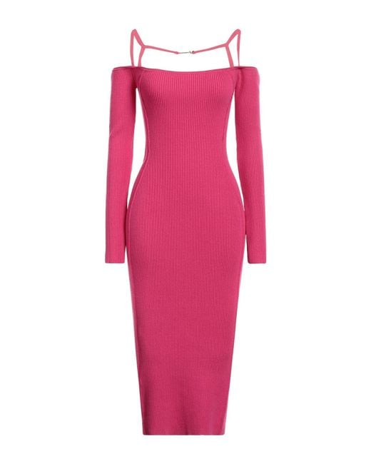 Jacquemus Pink Midi Dress