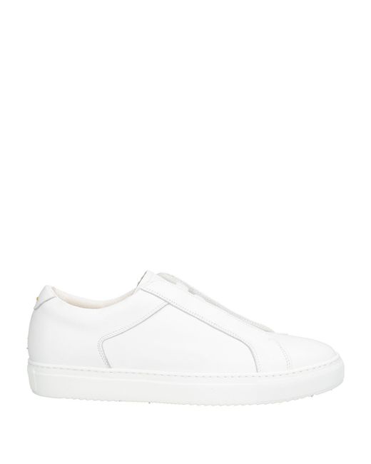 Doucal's White Sneakers Leather for men
