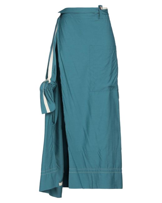 Quira Blue Maxi Skirt