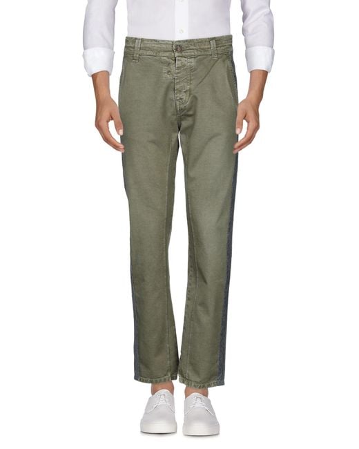 Trussardi Green Jeans for men