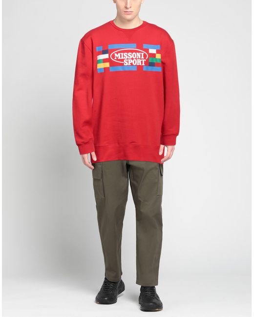 Missoni Red Sweatshirt for men