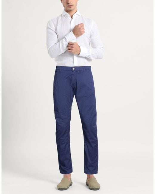 Daniele Alessandrini Blue Trouser for men