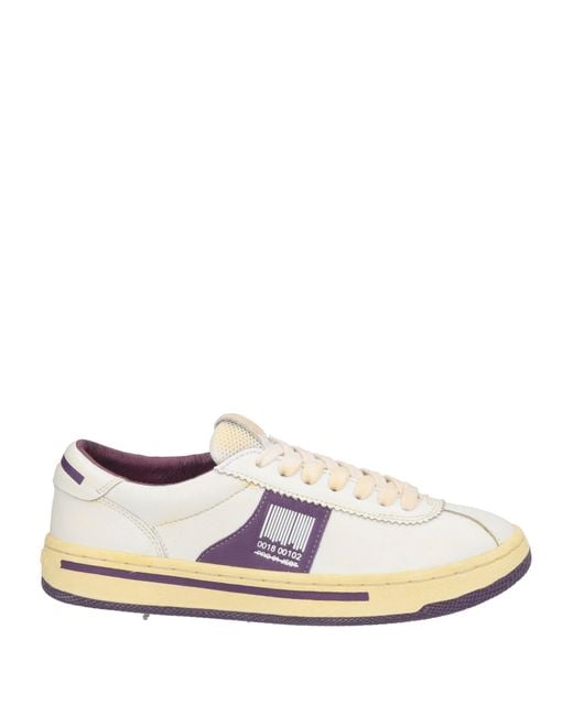 PRO 01 JECT White Sneakers Leather, Textile Fibers