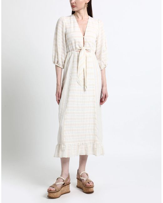 Beatrice B. White Midi Dress