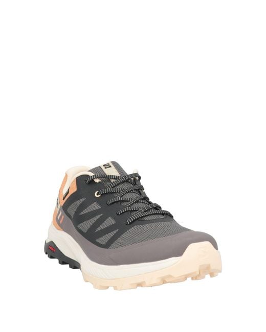 Salomon Gray Outrise Gtx Sneakers Textile Fibers, Synthetic Material