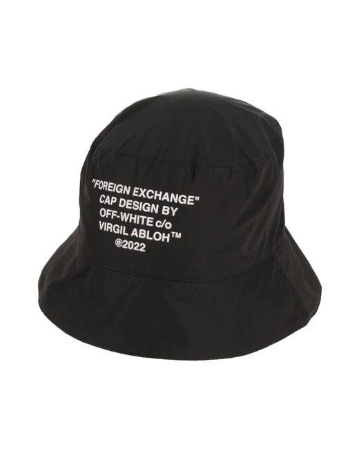Sombrero Off-White c/o Virgil Abloh de hombre de color Black