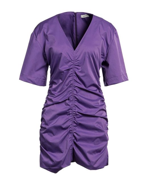 Sandro Purple Mini Dress