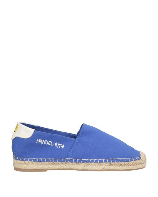 Manuel Ritz Blue Espadrilles for men