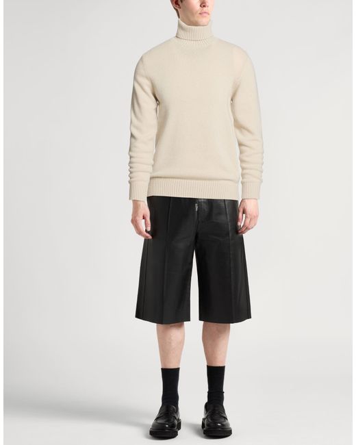 Roberto Collina White Turtleneck Merino Wool, Cashmere for men