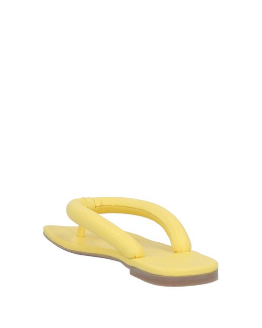 Staud Yellow Thong Sandal