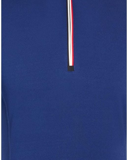 Moncler Blue T-Shirt Polyester, Elastane for men