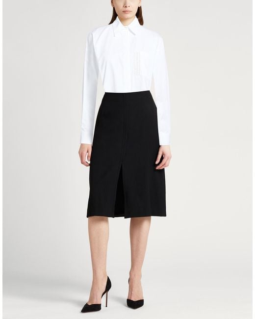 Peserico White Shirt Cotton, Elastane