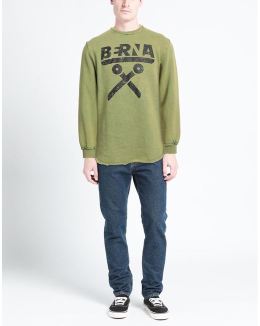 Berna Green Sweatshirt for men
