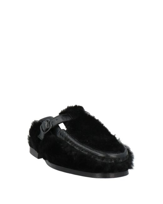 Hereu Black Mules & Clogs
