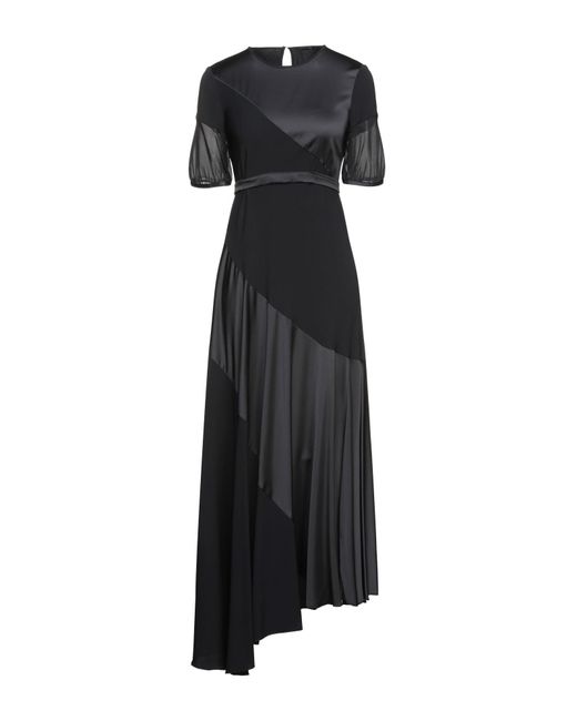 High Black Long Dress