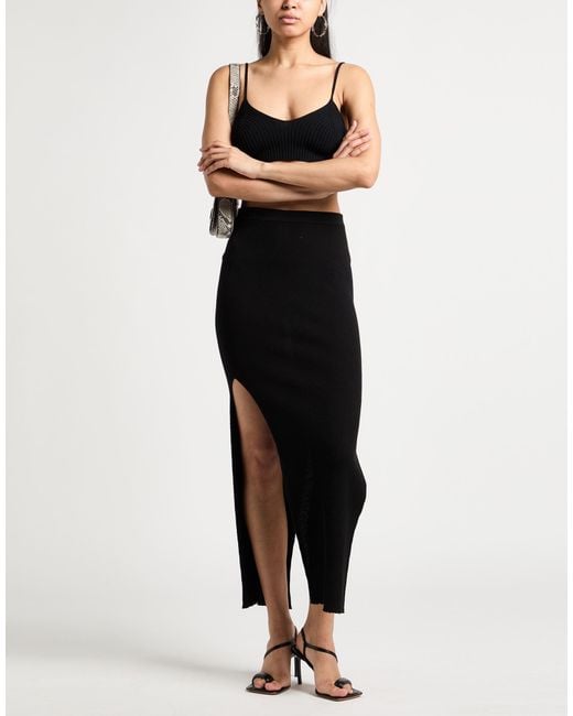 Rick Owens Black Maxi Skirt