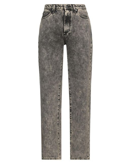 ViCOLO Gray Denim Couture Jeans Cotton
