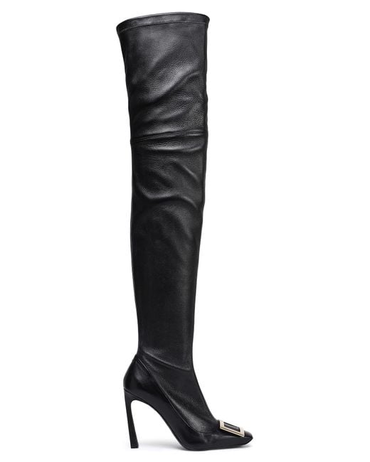 Roger Vivier Black Boot Soft Leather