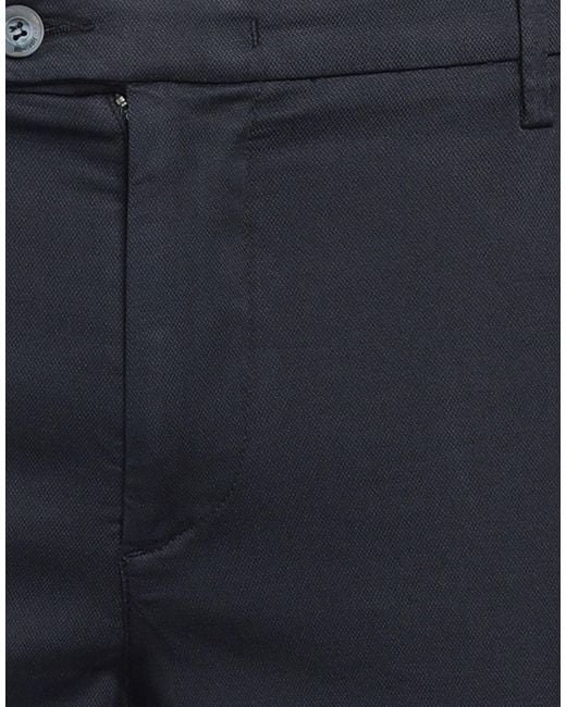 RE_HASH Blue Pants Cotton, Lyocell, Elastane for men