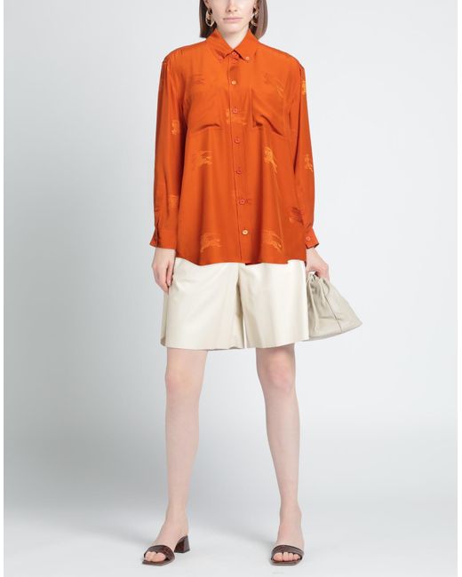 Burberry Orange Shirt