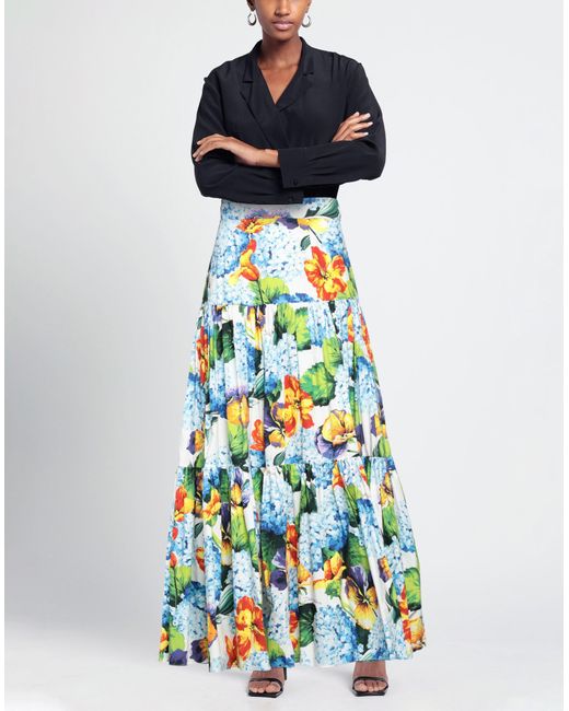 Dolce & Gabbana White Maxi Skirt
