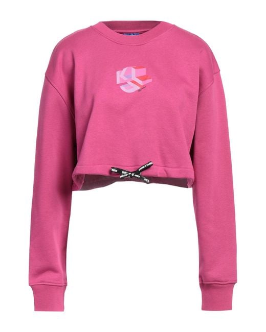 Sudadera Karl Lagerfeld de color Pink