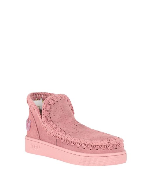 Mou Pink Ankle Boots