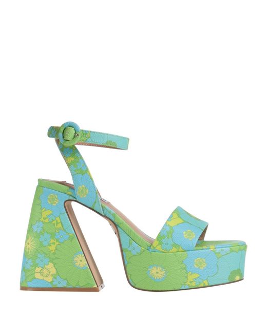 Steve Madden Green Sandals