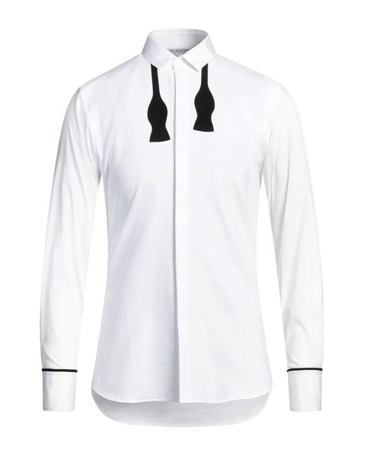 Neil Barrett White Shirt Cotton, Polyamide, Elastane for men