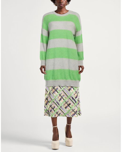 ViCOLO Green Sweater Acrylic, Mohair Wool, Polyamide