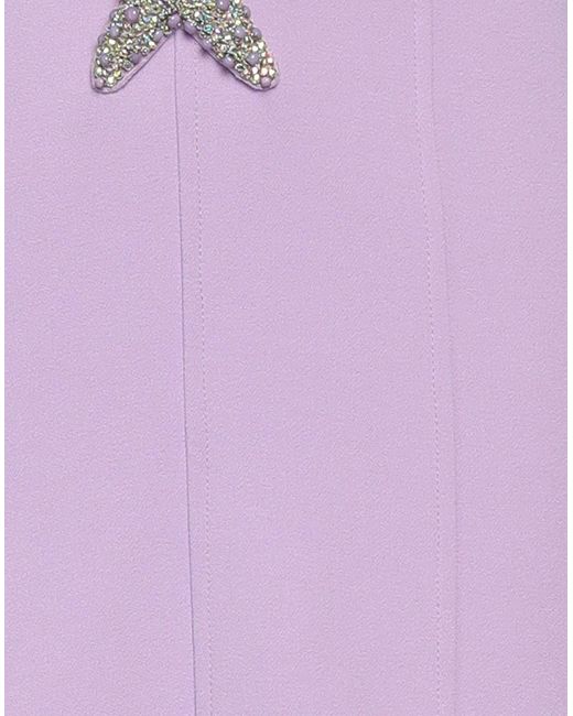 David Koma Purple Mini Skirt