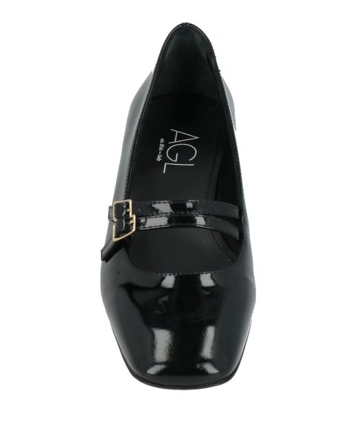 Agl Attilio Giusti Leombruni Black Ballet Flats Leather