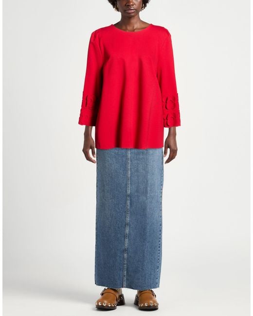MEIMEIJ Red Top Viscose, Polyamide, Elastane