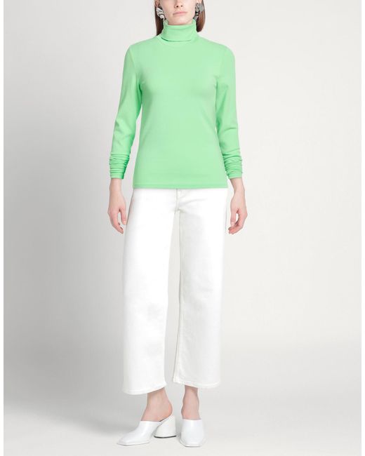 Nathalie Vleeschouwer Green Lime T-Shirt Cotton, Elastane