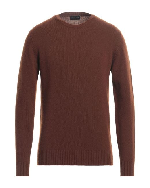 Pullover Roberto Collina de hombre de color Brown