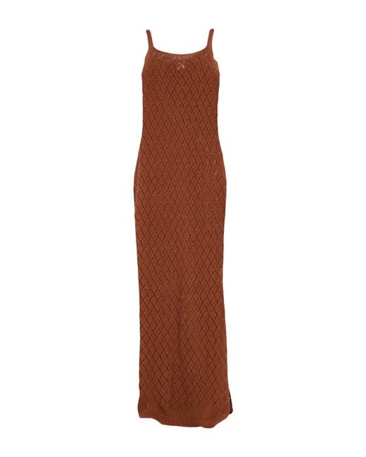 Eleventy Brown Maxi Dress
