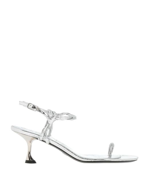 Proenza Schouler White Thong Sandal Leather