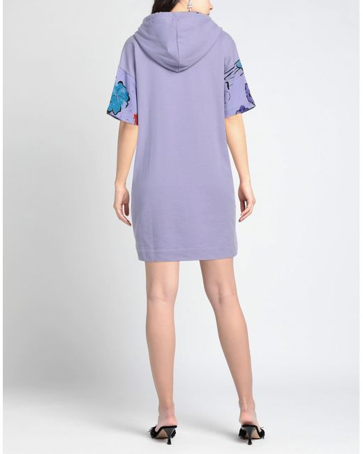 Armani Exchange Purple Mini Dress