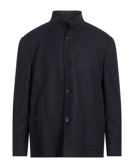 Boglioli Blue Jacket Virgin Wool, Polyamide, Silk, Polyester, Elastane for men