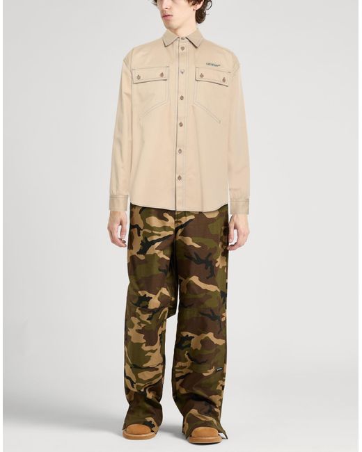 Camicia di Off-White c/o Virgil Abloh in Natural da Uomo