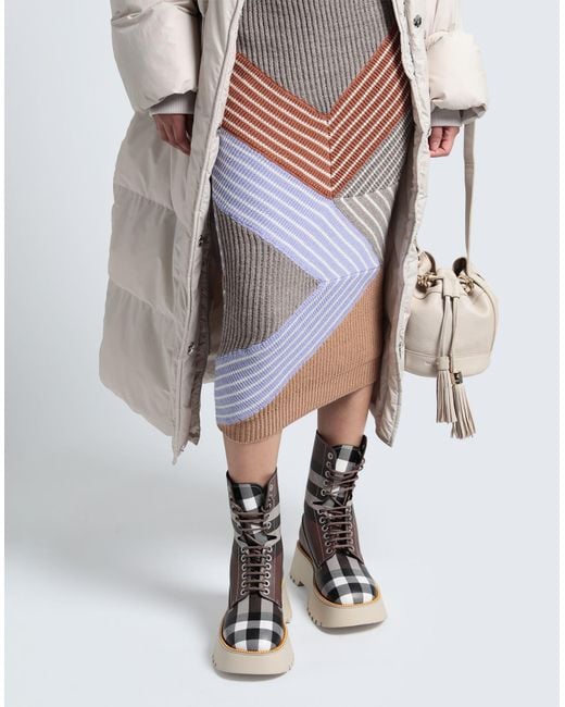 Burberry Brown Stiefelette